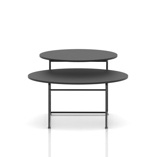 Solstice Coffee Table Black Top Black Frame