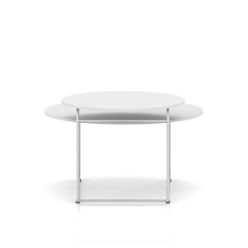 Solstice Coffee Table White Top White Frame