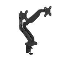 Dual Quick Release Monitor Arm Black