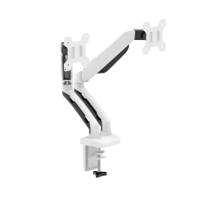 Dual Quick Release Monitor Arm White