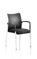 Academy Visitor Chair Black With Arms BR000010