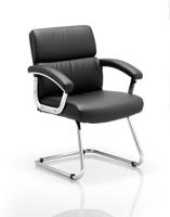 Desire Cantilever Chair Black With Arms BR000033