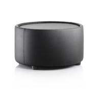 Neo Round Table Black Leather