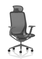 Lumo Executive Chair Shadow Grey with Headrest
