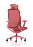 Lumo Executive Chair Volt Red with Headrest