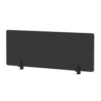 Air Desktop Screen 1200 x 400mm Charcoal Fabric