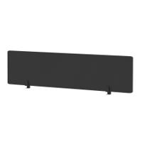 Air Desktop Screen 1800 x 400mm Black Fabric