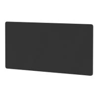 Air Back-to-Back Screen 1800 x 800mm Black Fabric