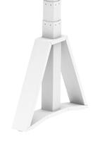 Air Triangular Piste Foot Accessory White (set of 2)