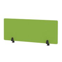 Air Desktop Screen 1200 x 400mm Bespoke Myrrh Green Fabric