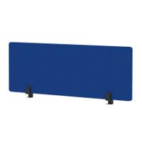 Air Desktop Screen 1200 x 400mm Bespoke Stevia Blue Fabric