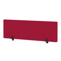 Air Desktop Screen 1400 x 400mm Bespoke Bergamot Cherry Fabric