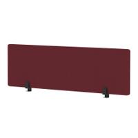 Air Desktop Screen 1400 x 400mm Bespoke Ginseng Chilli Fabric