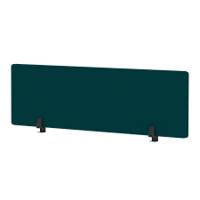Air Desktop Screen 1400 x 400mm Bespoke Maringa Teal Fabric