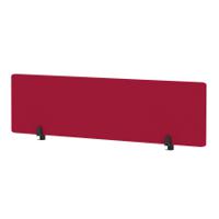 Air Desktop Screen 1600 x 400mm Bespoke Bergamot Cherry Fabric
