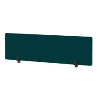 Air Desktop Screen 1600 x 400mm Bespoke Maringa Teal Fabric