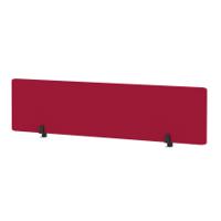 Air Desktop Screen 1800 x 400mm Bespoke Bergamot Cherry Fabric