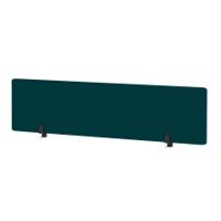 Air Desktop Screen 1800 x 400mm Bespoke Maringa Teal Fabric