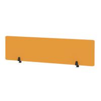 Air Desktop Screen 1800 x 400mm Bespoke Senna Yellow Fabric