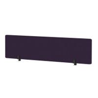 Air Desktop Screen 1800 x 400mm Bespoke Tansy Purple Fabric
