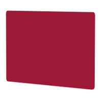Air Screen for Back-to-Back Desk 1200 x 800mm Bespoke Bergamot Cherry Fabric