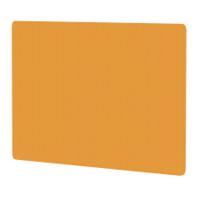 Air Screen for Back-to-Back Desk 1200 x 800mm Bespoke Senna Yellow Fabric