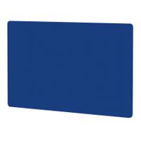 Air Screen for Back-to-Back Desk 1400 x 800mm Bespoke Stevia Blue Fabric