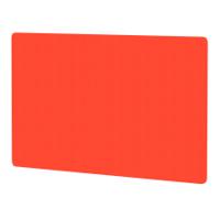 Air Screen for Back-to-Back Desk 1400 x 800mm Bespoke Tabasco Orange Fabric