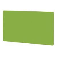 Air Screen for Back-to-Back Desk 1600 x 800mm Bespoke Myrrh Green Fabric