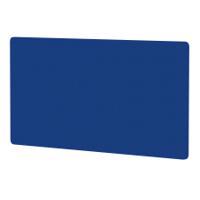 Air Screen for Back-to-Back Desk 1600 x 800mm Bespoke Stevia Blue Fabric