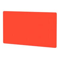 Air Screen for Back-to-Back Desk 1600 x 800mm Bespoke Tabasco Orange Fabric
