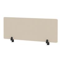 Air Desktop Screen 1200 x 400mm Bespoke Quest Salt Fabric