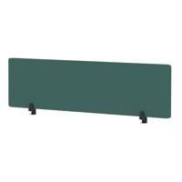 Air Desktop Screen 1600 x 400mm Bespoke Quest Kelp Fabric