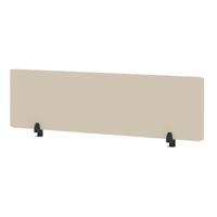 Air Desktop Screen 1600 x 400mm Bespoke Quest Salt Fabric