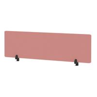 Air Desktop Screen 1600 x 400mm Bespoke Quest Shrimp Fabric