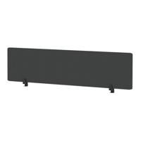 Air Desktop Screen 1800 x 400mm Bespoke Quest Mussel Fabric