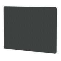 Air Screen for Back-to-Back Desk 1200 x 800mm Bespoke Quest Mussel Fabric