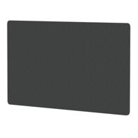 Air Screen for Back-to-Back Desk 1400 x 800mm Bespoke Quest Mussel Fabric