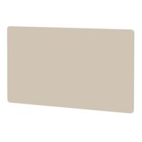 Air Screen for Back-to-Back Desk 1600 x 800mm Bespoke Quest Salt Fabric
