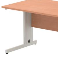 Impulse Cable Management Cartridge for Cantilever Leg Silver - Set of 2