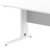 Impulse Cable Management Cartridge for Cantilever Leg White - Set of 2