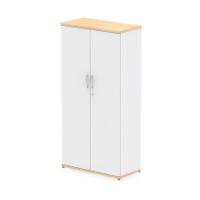 Impulse 1600mm Cupboard Maple and White