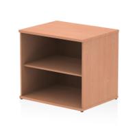 Impulse 600mm Deep Desk High Bookcase Beech