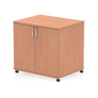 Impulse 600mm Deep Mobile Cupboard Beech