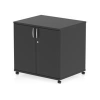 Impulse 600mm Deep Mobile Cupboard Black