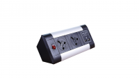 Impulse Desktop Module 2 x UK Sockets 1 x Neon Switch 1 x 500mm Lead to 3 Pole Connector with 1 x Smart Charge