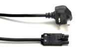 Impulse 10M Mains Lead UK Plug to 3 Pole Connector
