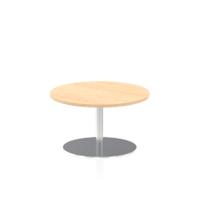 Dynamic Italia 800mm Poseur Round Table Maple Top 475mm High Leg ITL0121