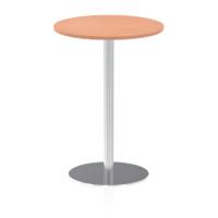 Dynamic Italia 800mm Poseur Round Table Beech Top 1145mm High Leg ITL0130