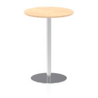 Dynamic Italia 800mm Poseur Round Table Maple Top 1145mm High Leg ITL0133